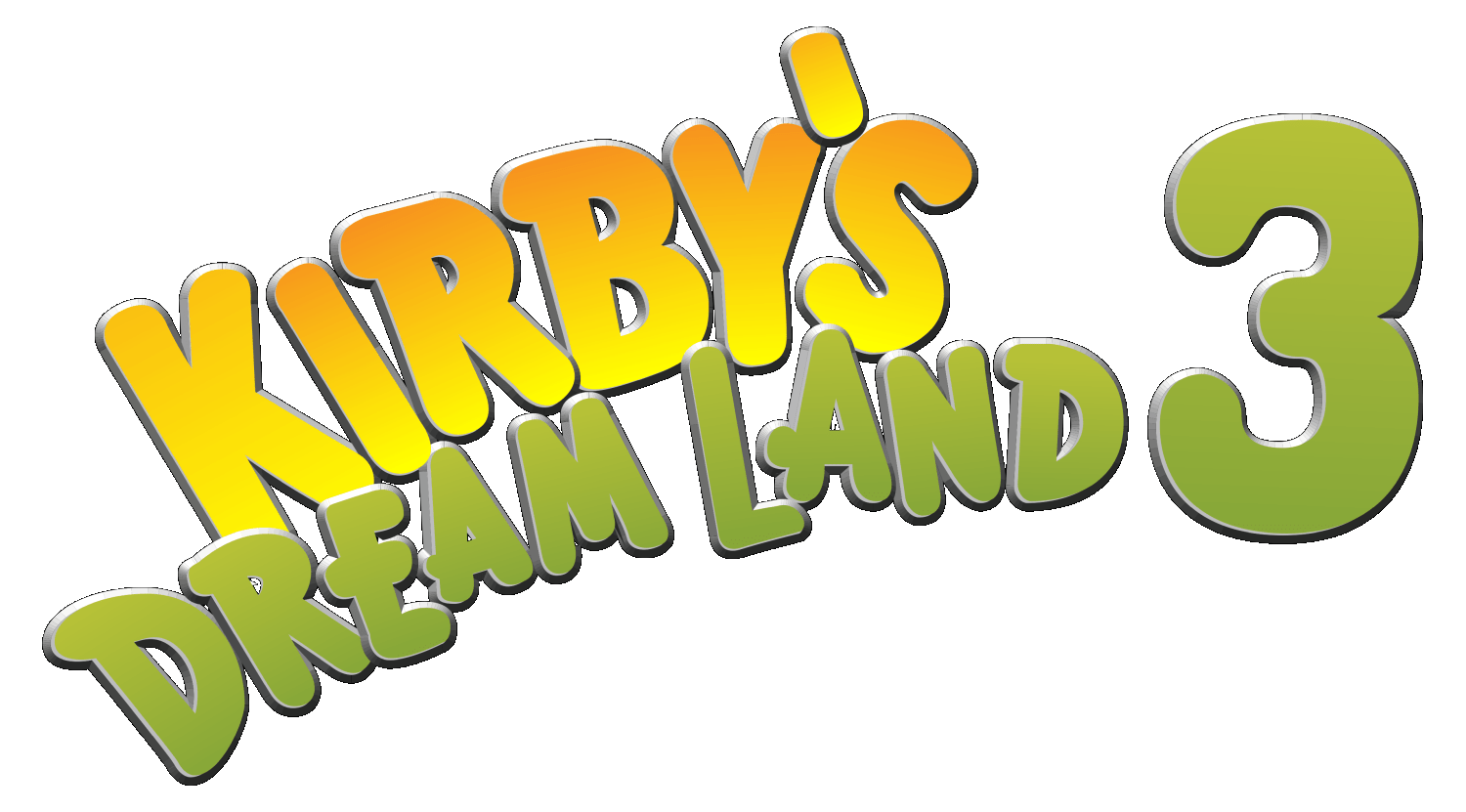 Kirby's Dream Land 3 logo for Super Nintendo